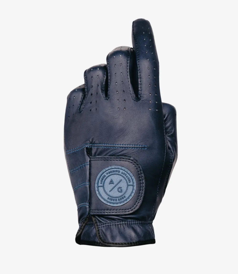 Asher Golf Glove - Navy Sueded