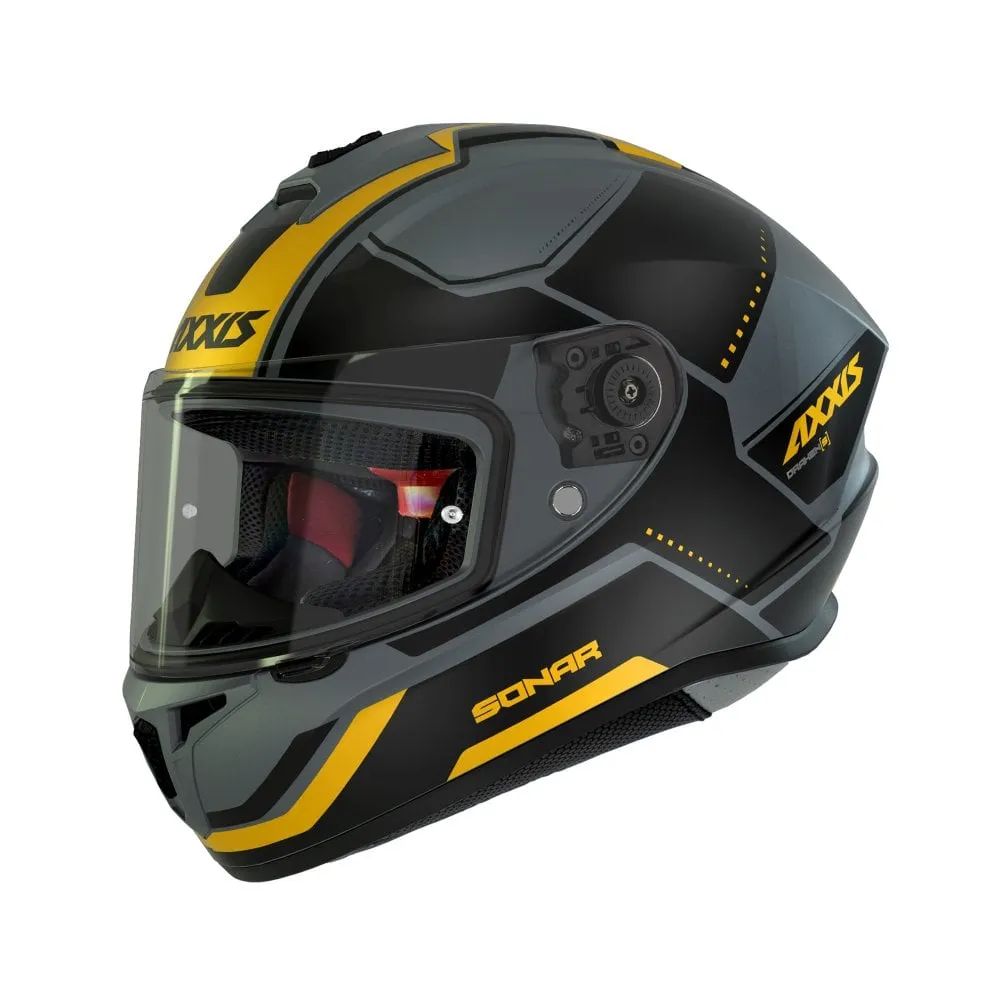 Axxis Draken Sonar Helmet - Yellow