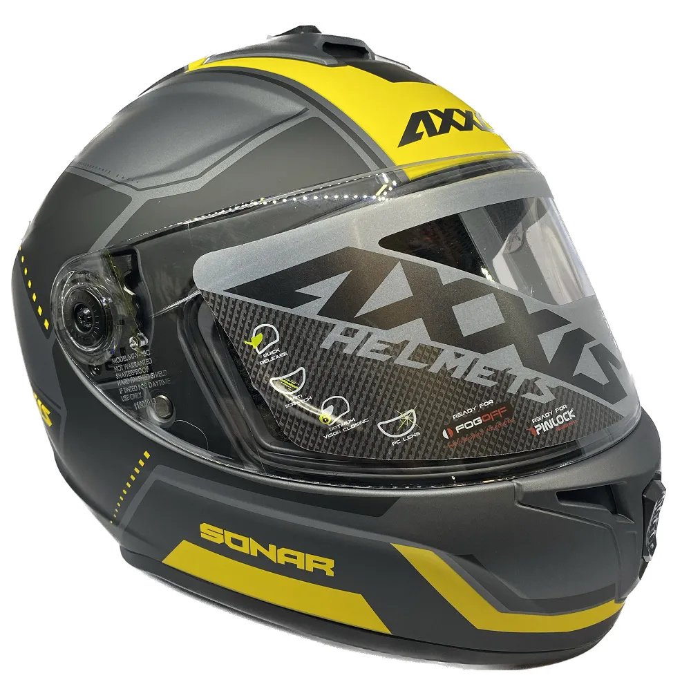 Axxis Draken Sonar Helmet - Yellow