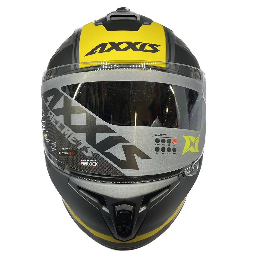 Axxis Draken Sonar Helmet - Yellow