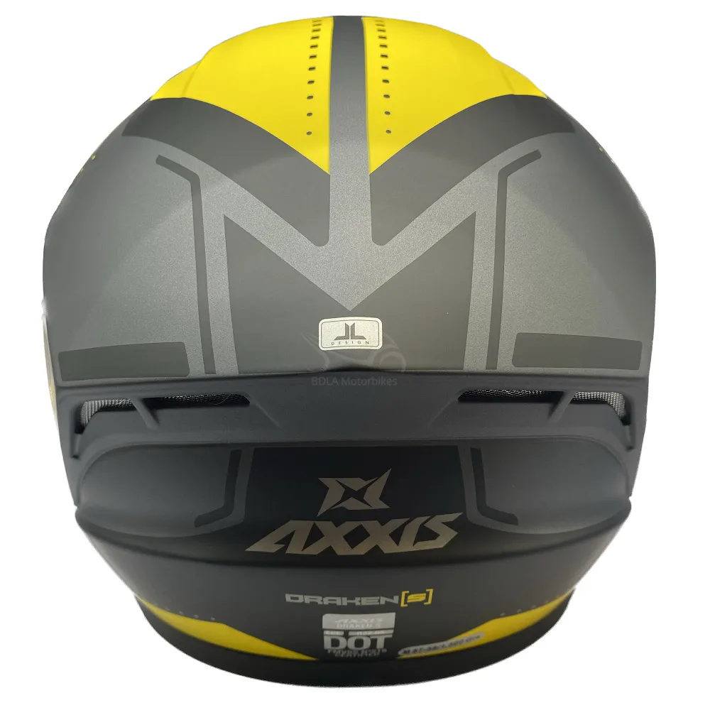 Axxis Draken Sonar Helmet - Yellow