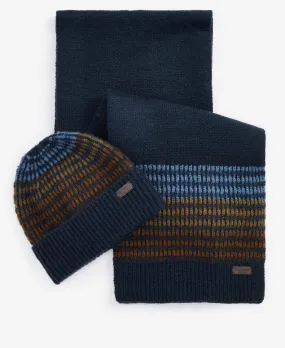 Barbour Branton Beanie & Scarf Gift Set