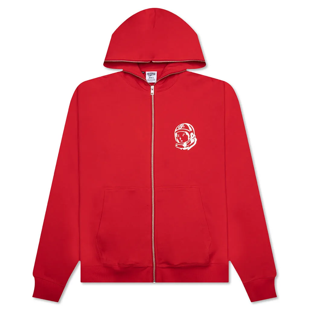 BB Helmet Zip Hoodie - Red