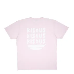 Bisous Skateboards - Cap d'Agde T-Shirt - Light Pink