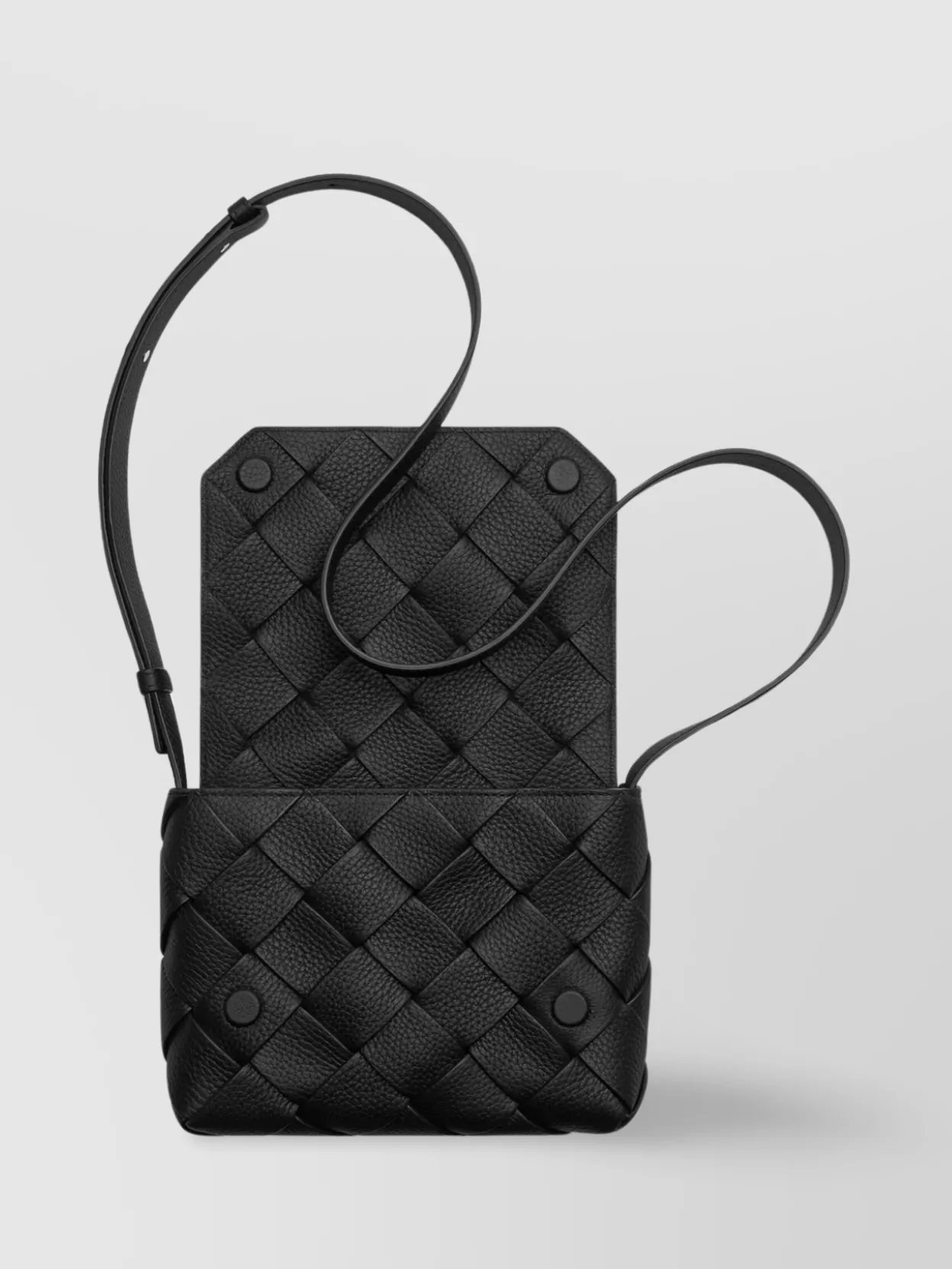 Bottega Veneta   Weave leather cross-body bag