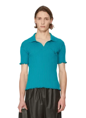 Bottega veneta  Wool polo shirt - Blue