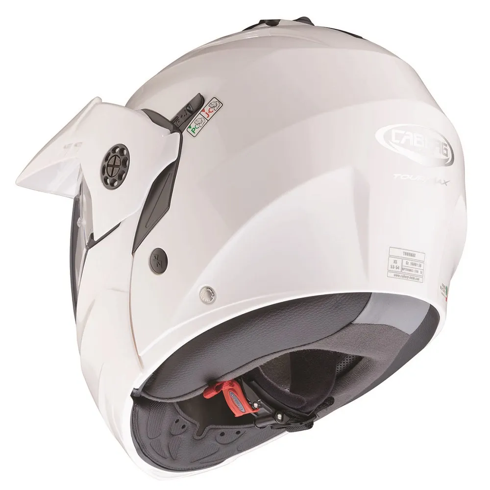 Caberg Tourmax X Plain Helmet - White