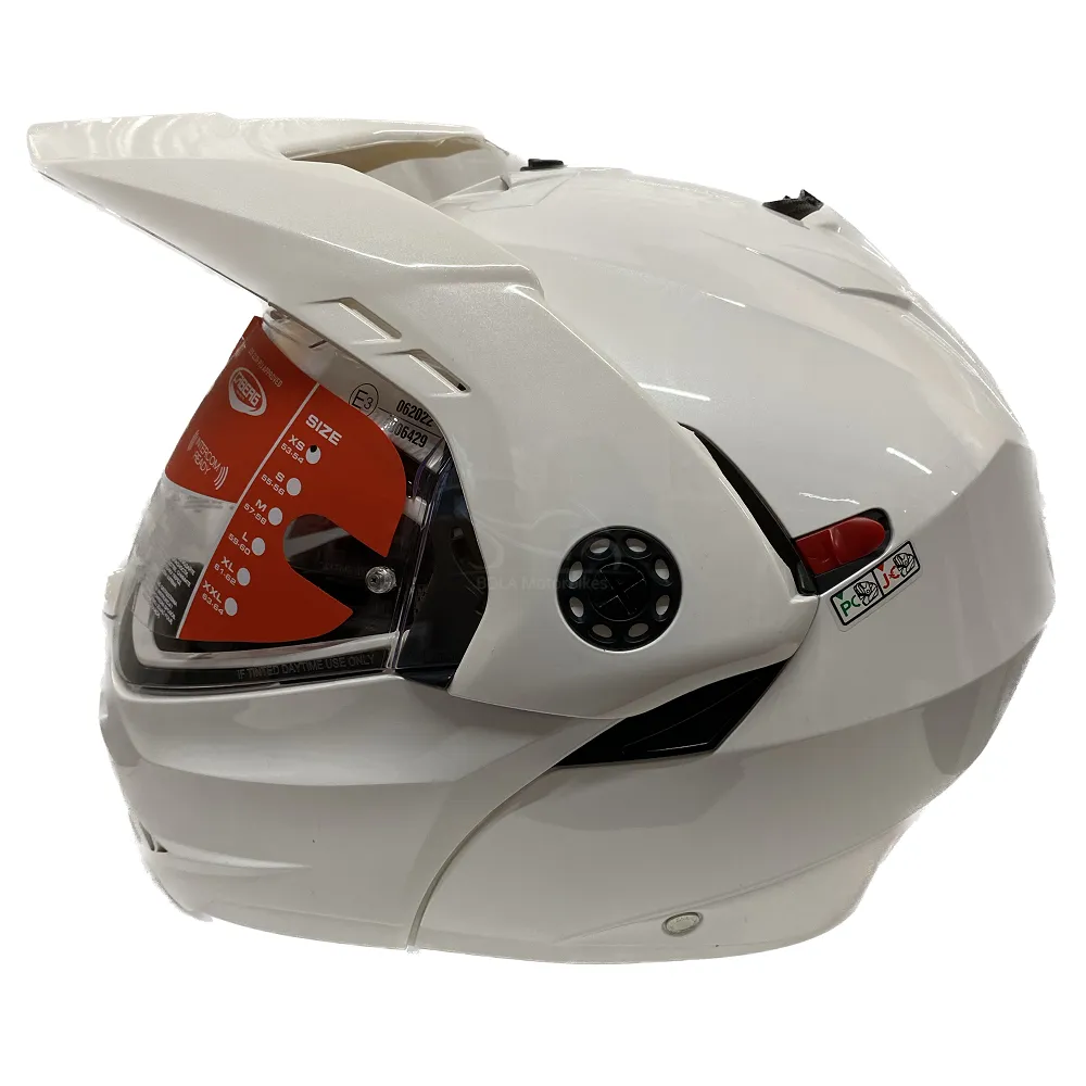 Caberg Tourmax X Plain Helmet - White