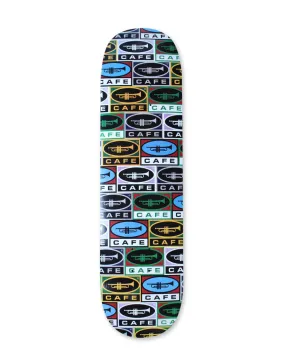 CAFE SKATEBOARDS TRUMPET COLLAGE C2 SHAPE DECK 8.375