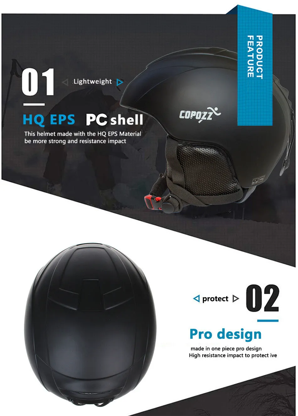 COPOZZ Watersports Helmet