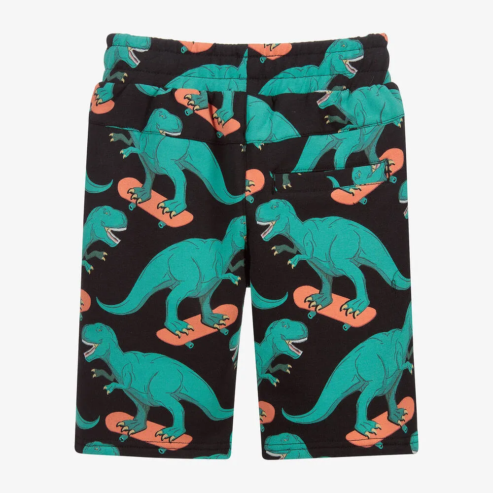 Cotton Dino Skateboard Shorts