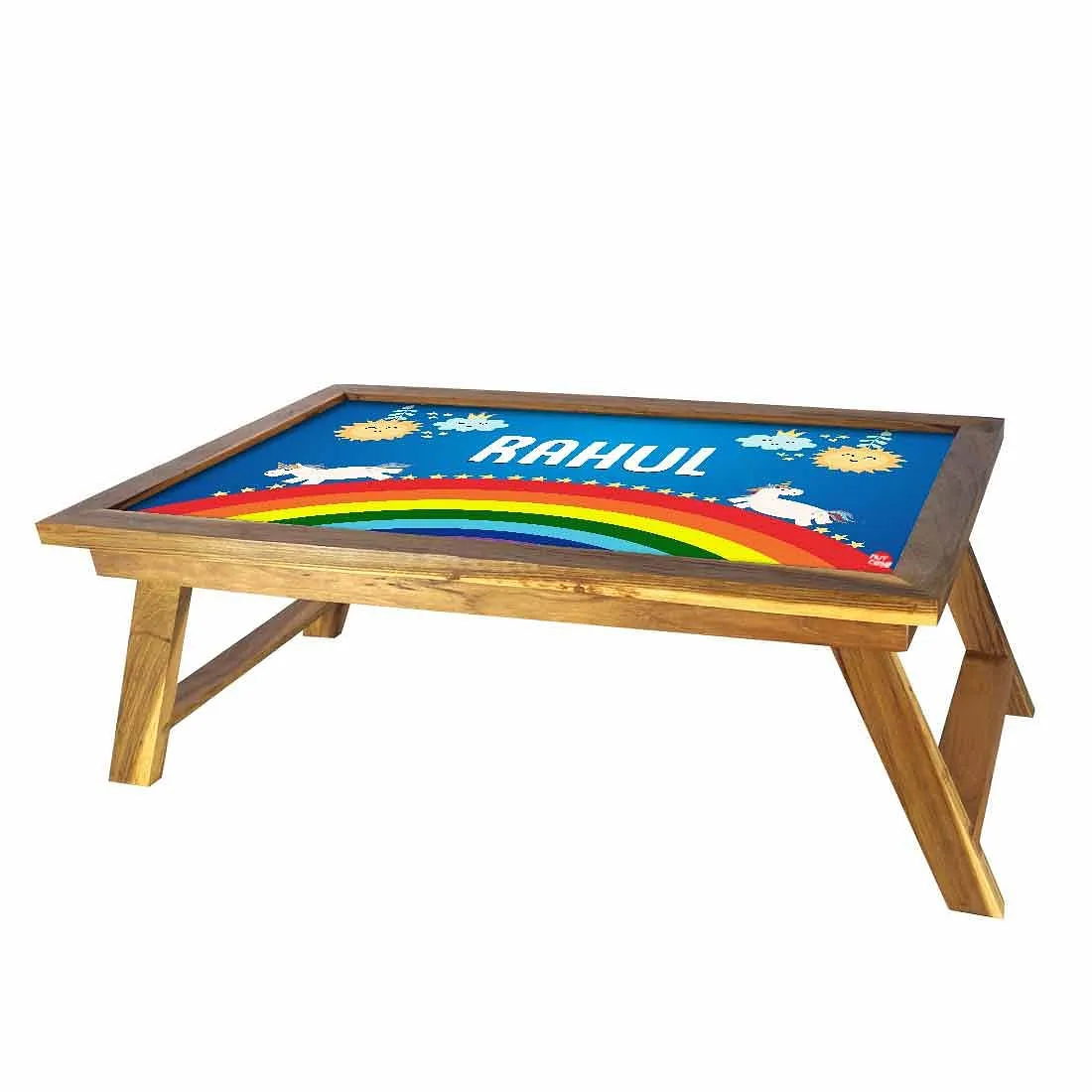 Cutom Portable Laptop Table  - Rainbow