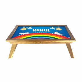 Cutom Portable Laptop Table  - Rainbow