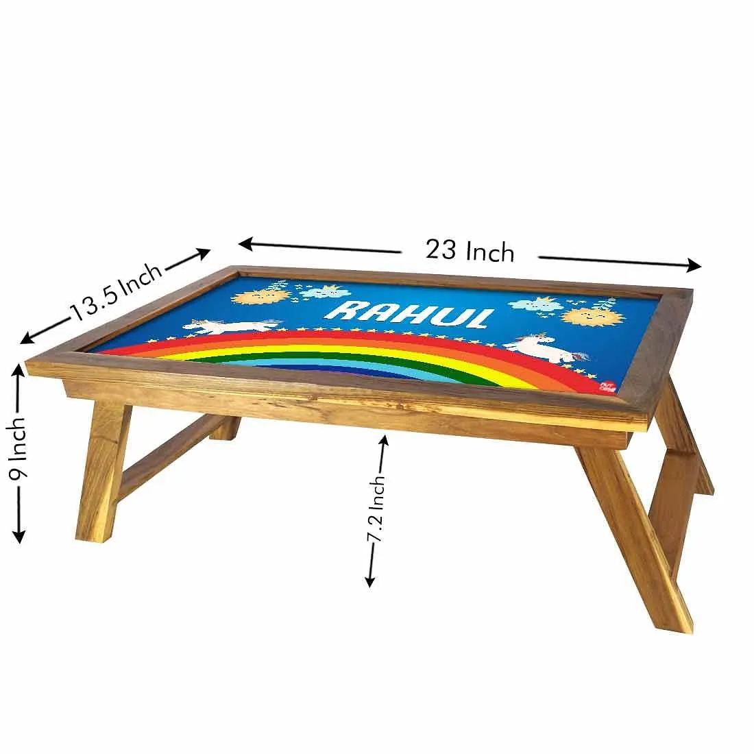 Cutom Portable Laptop Table  - Rainbow