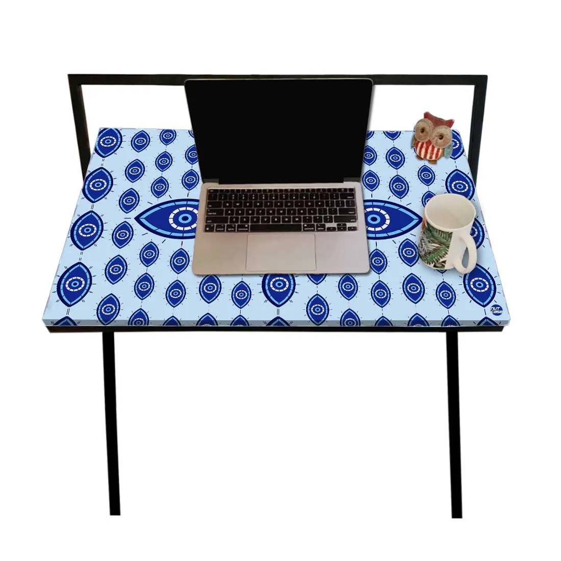 Designer Folding Study Table for Laptop Computer Desk -  Evil Eye Protector