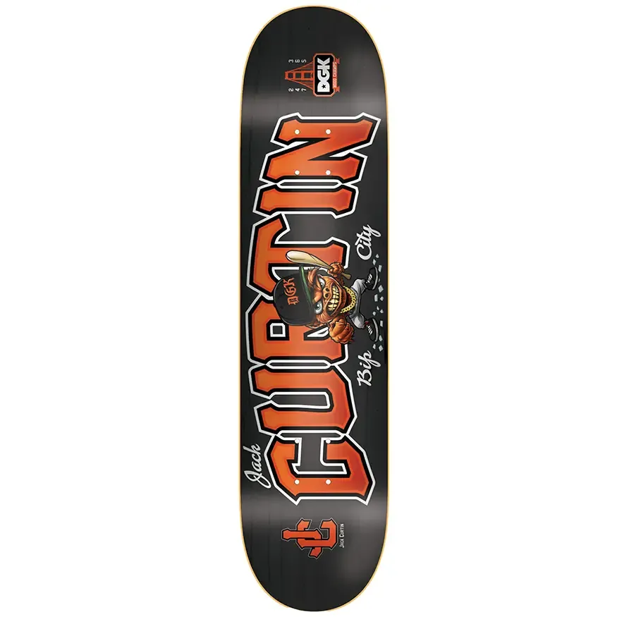 DGK Skateboards Curtin Bip City Deck 8.06