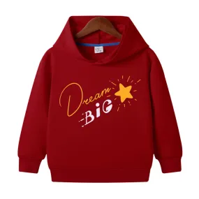 Dream Big Printed Hoodie For Kids - Deal20one