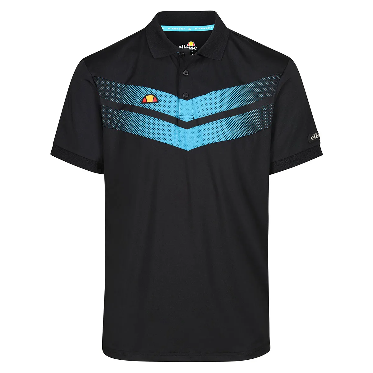 Ellesse Men's Fallerone Chev Golf Polo Shirt