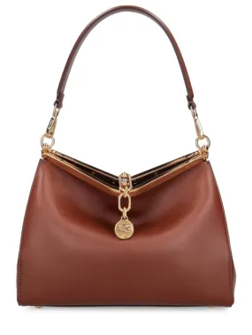 Etro   Medium Vela leather shoulder bag 