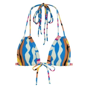 Euro Bow Bikini Top | Abstract