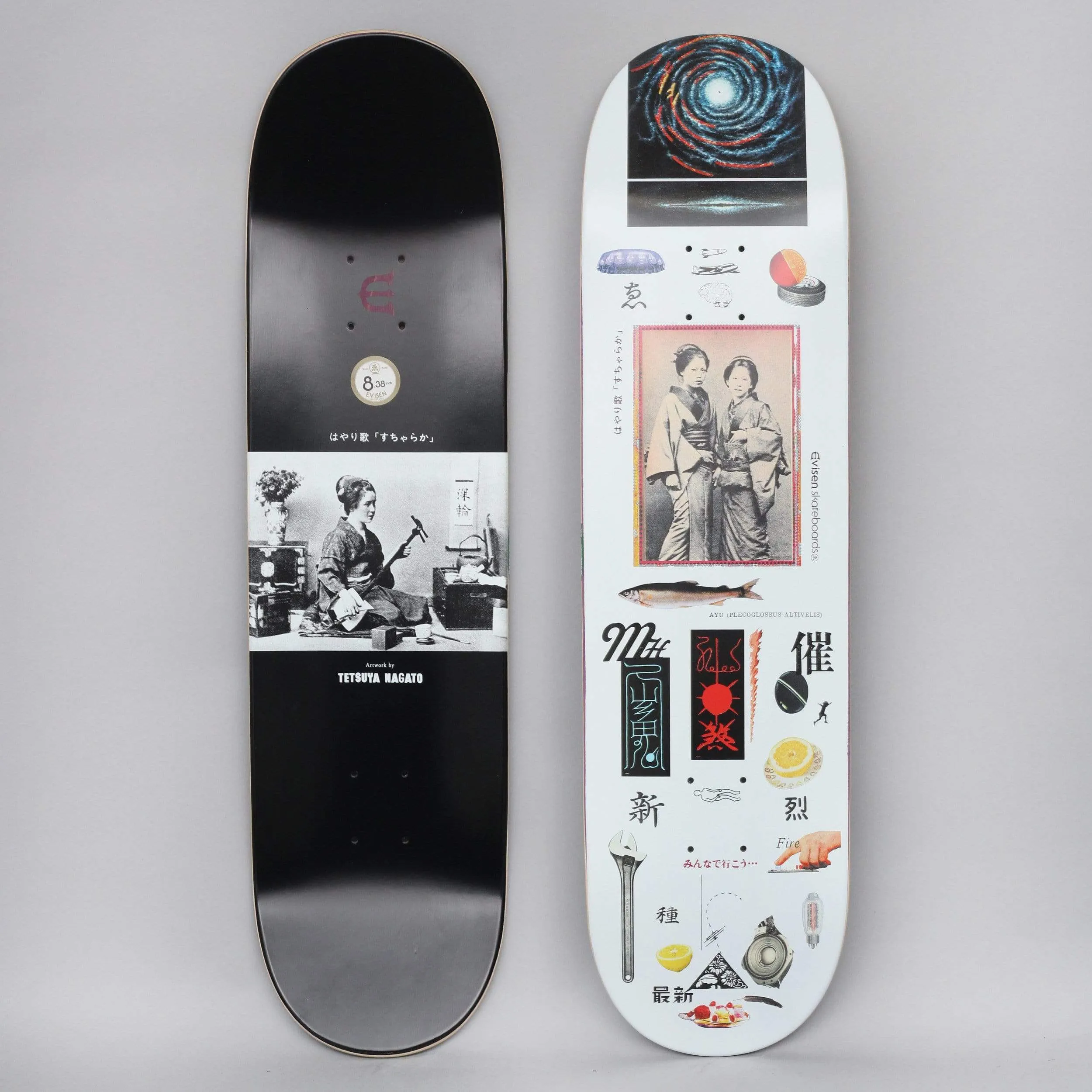 Evisen 8.38 Su Cha Ra Ka Skateboard Deck