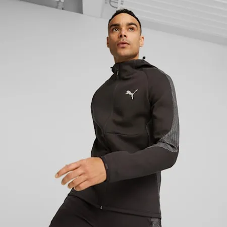 EVOSTRIPE Full-Zip Men's Hoodie | PUMA Black | PUMA SHOP ALL PUMA | PUMA 