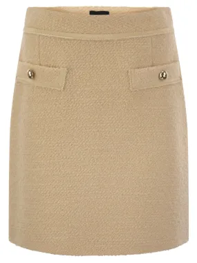 Fay    Fay Wool Short Skirt