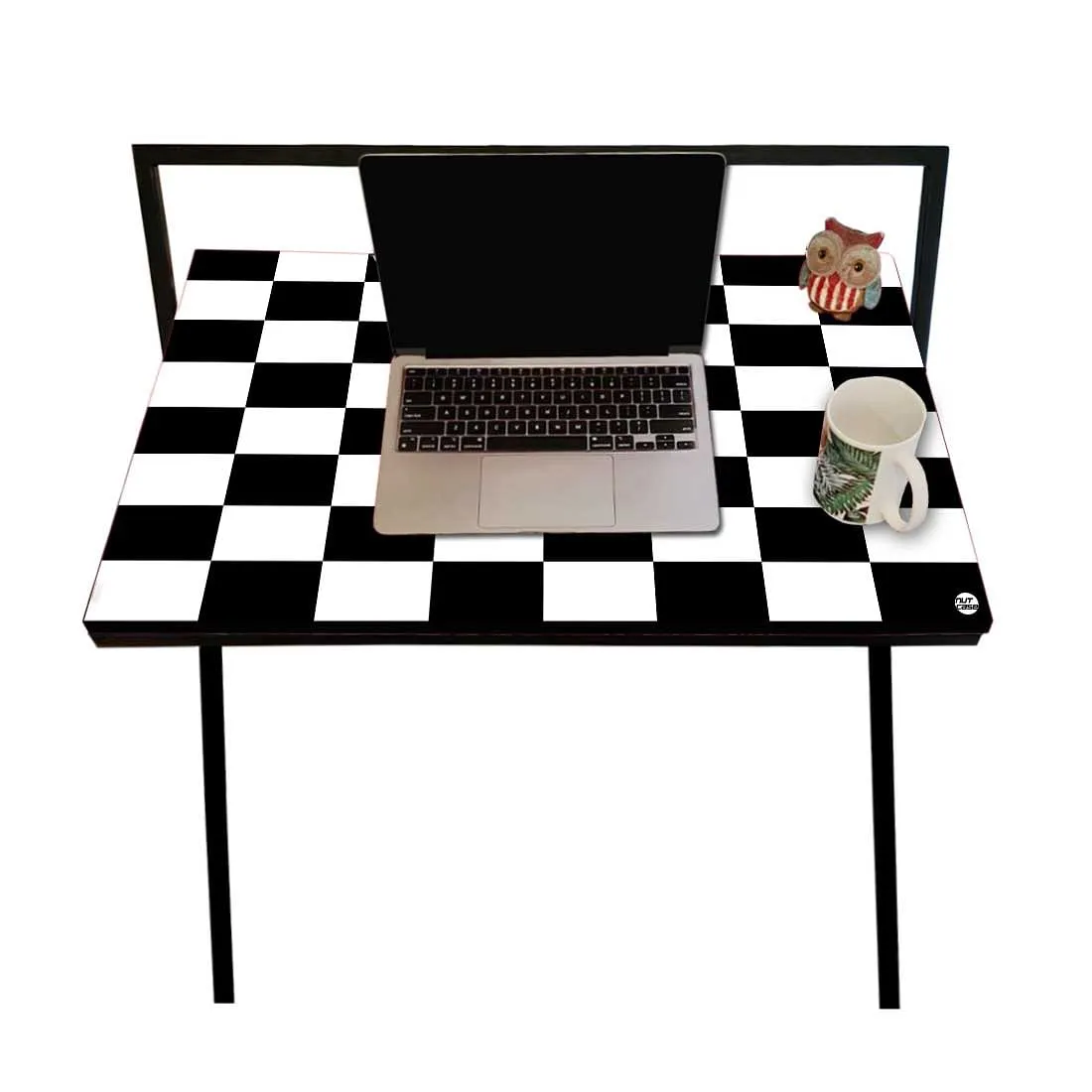 Folding Computer Table WFH Work Desk for Bedroom-Chess