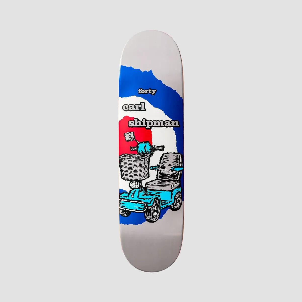 Forty Carl Shipman Pro Skateboard Deck - 8.5"