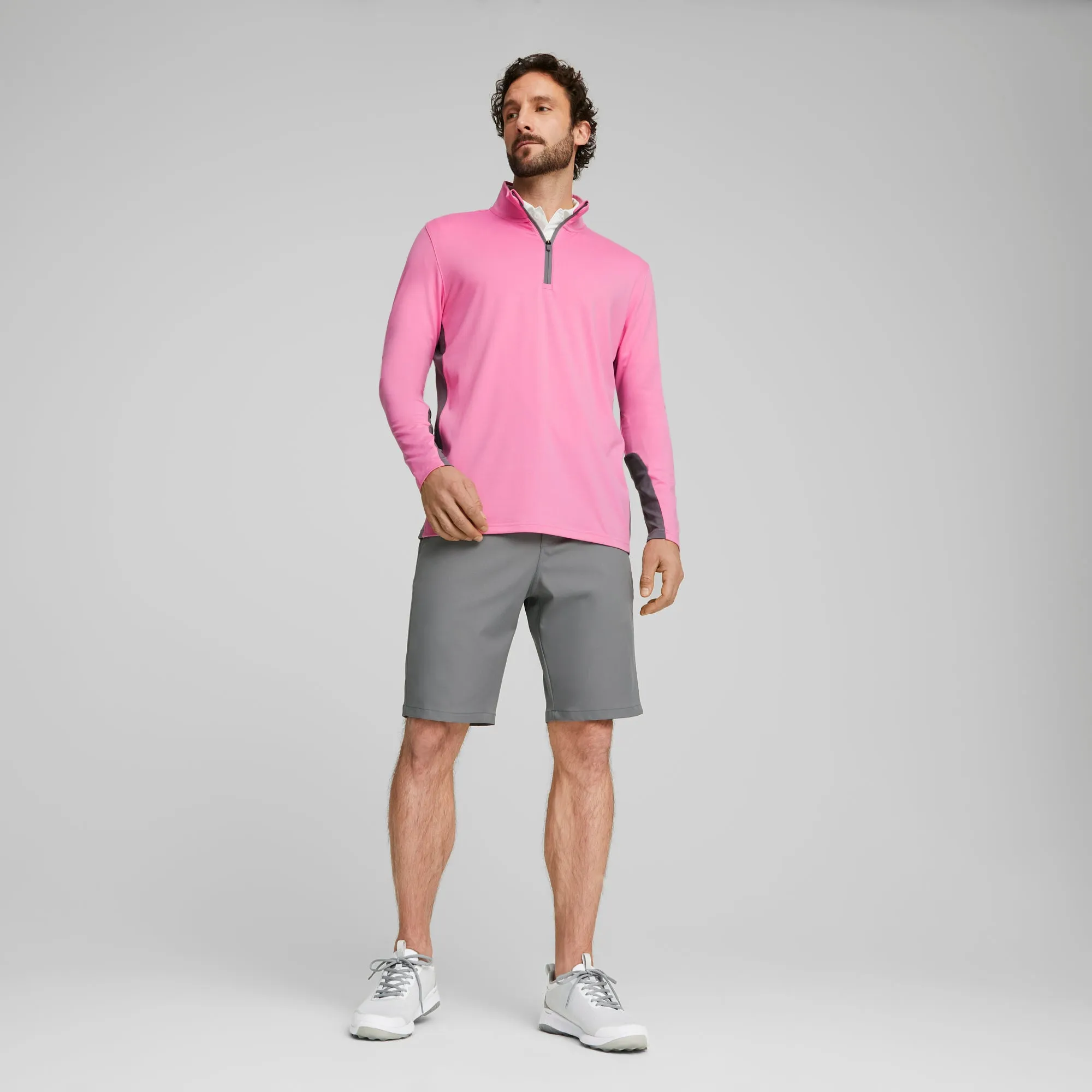 Gamer Golf 1/4 Zip | Pink Mist / Quiet Shade