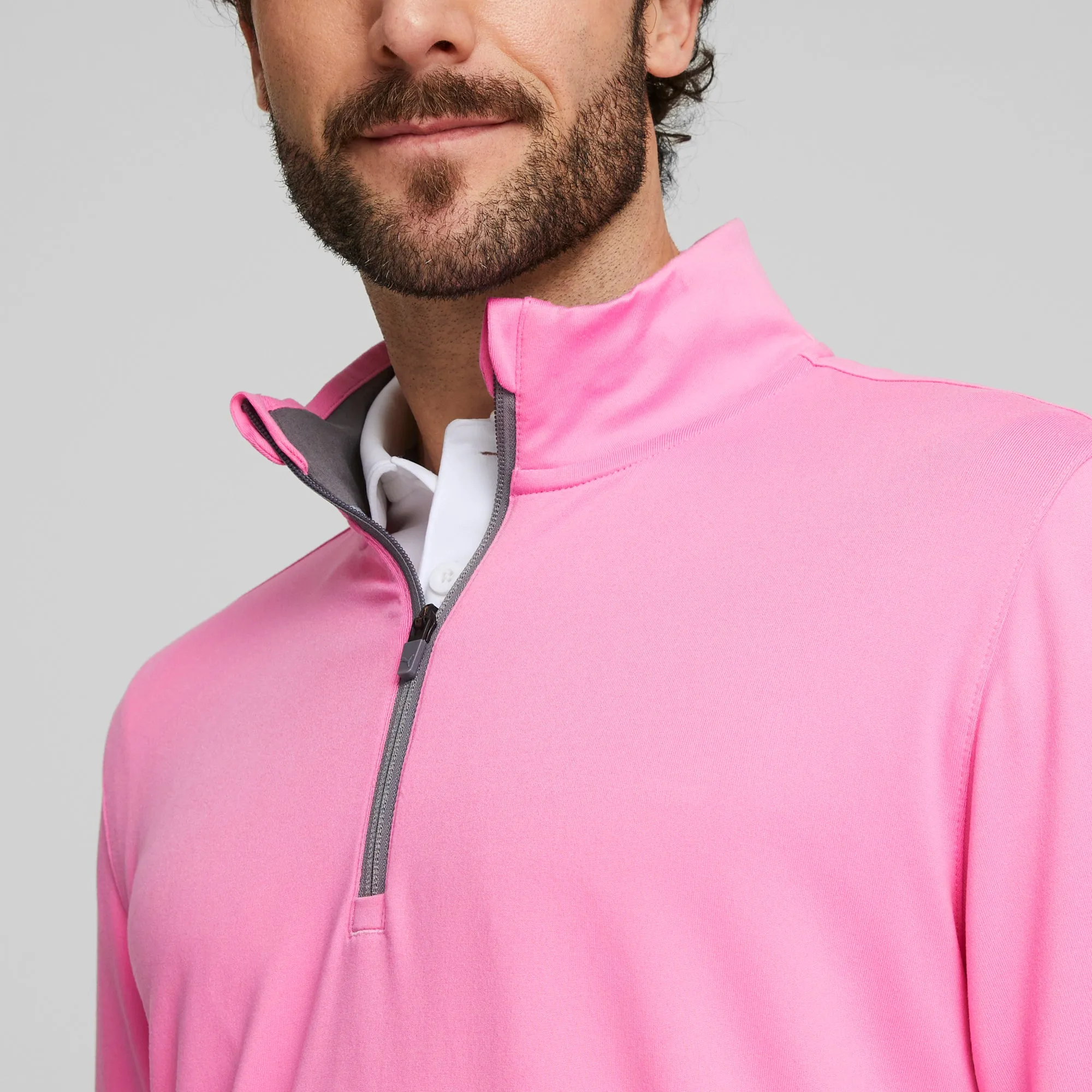 Gamer Golf 1/4 Zip | Pink Mist / Quiet Shade