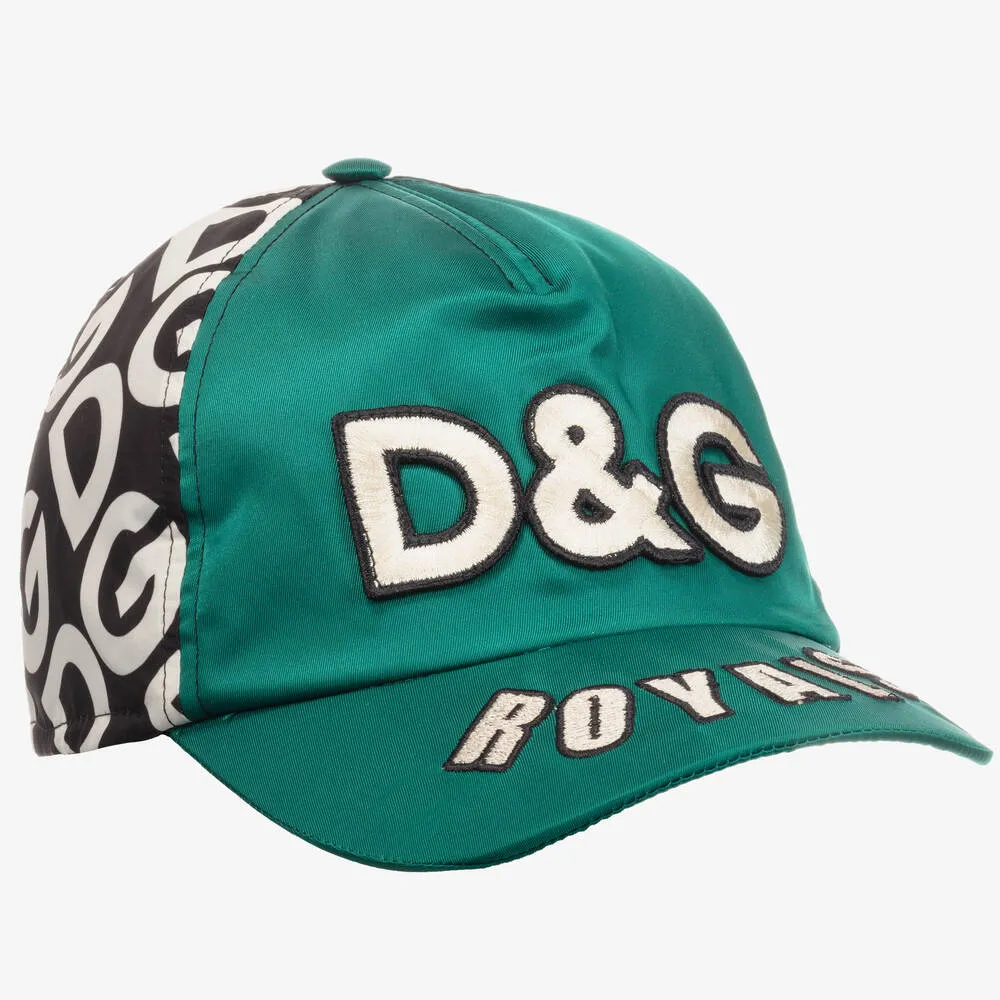 Green Satin Logo Cap