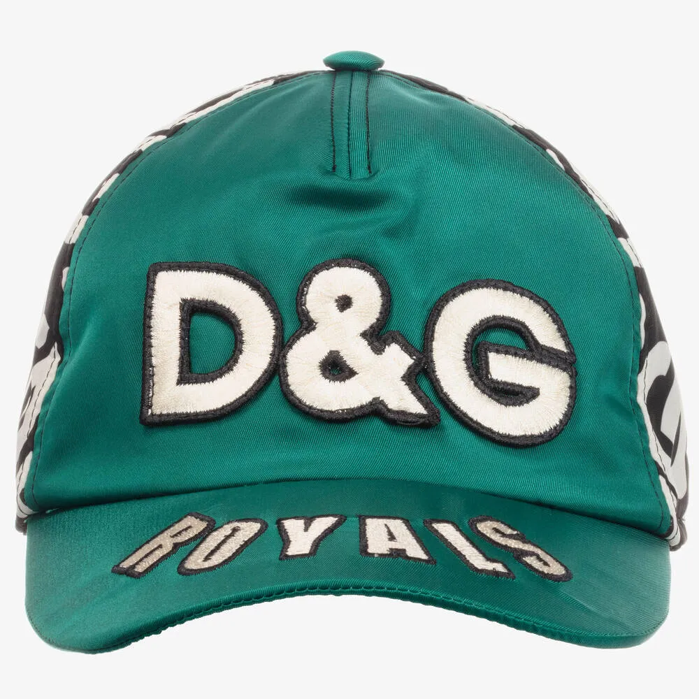 Green Satin Logo Cap