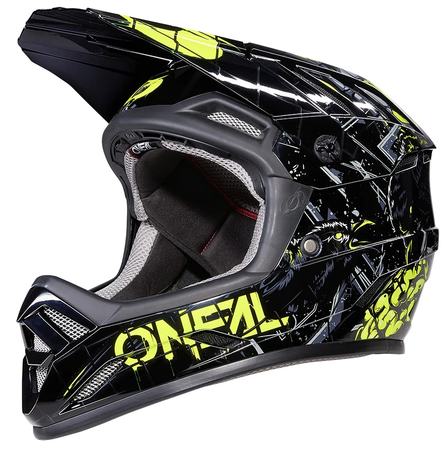 helmet O'Neal Backflip Zombie - Black/Neon Yellow