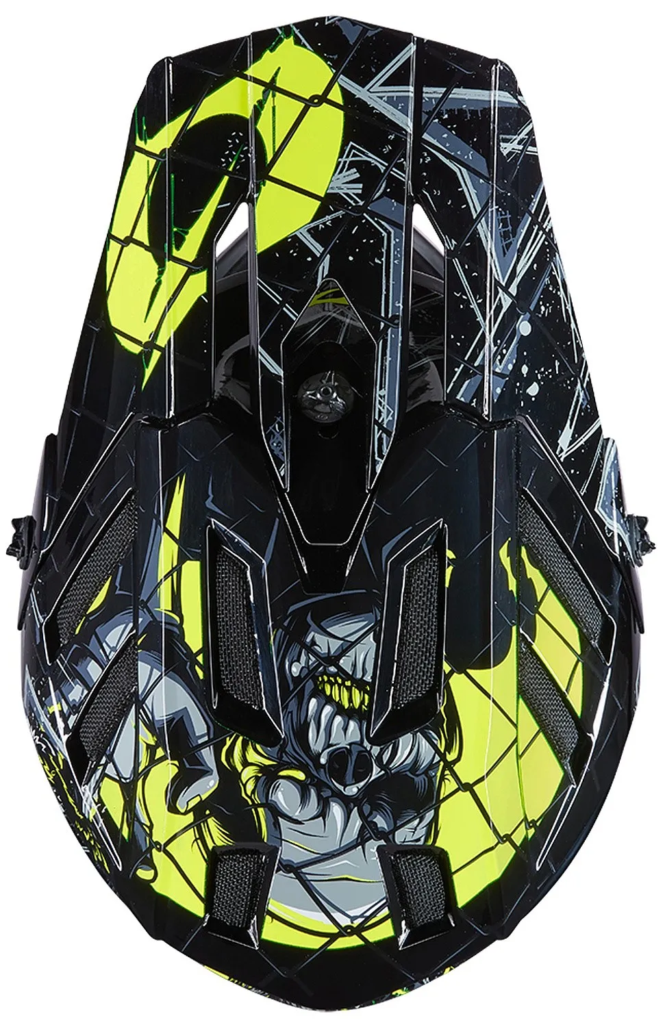 helmet O'Neal Backflip Zombie - Black/Neon Yellow