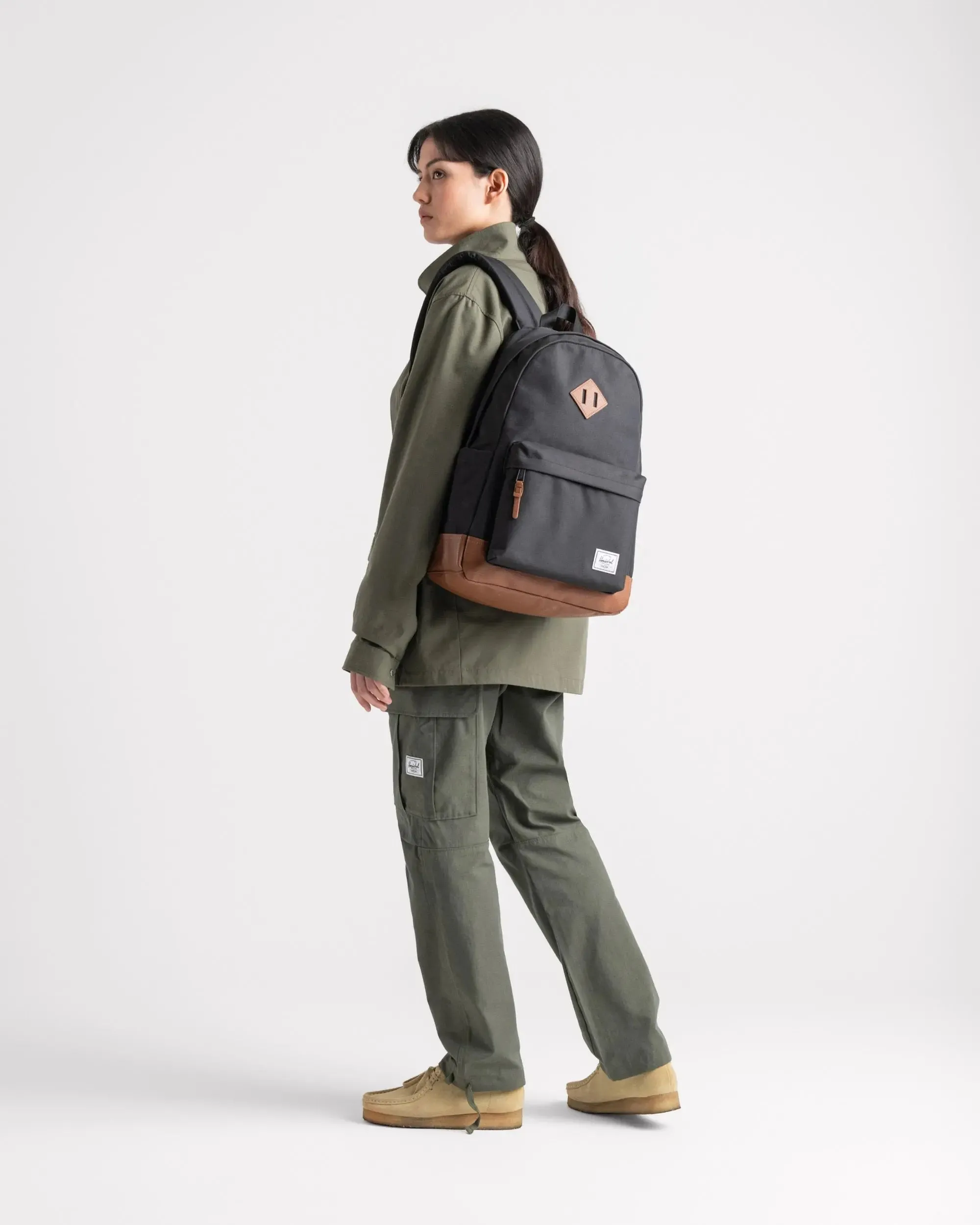 Heritage Backpack (Dark Earth + Tan)