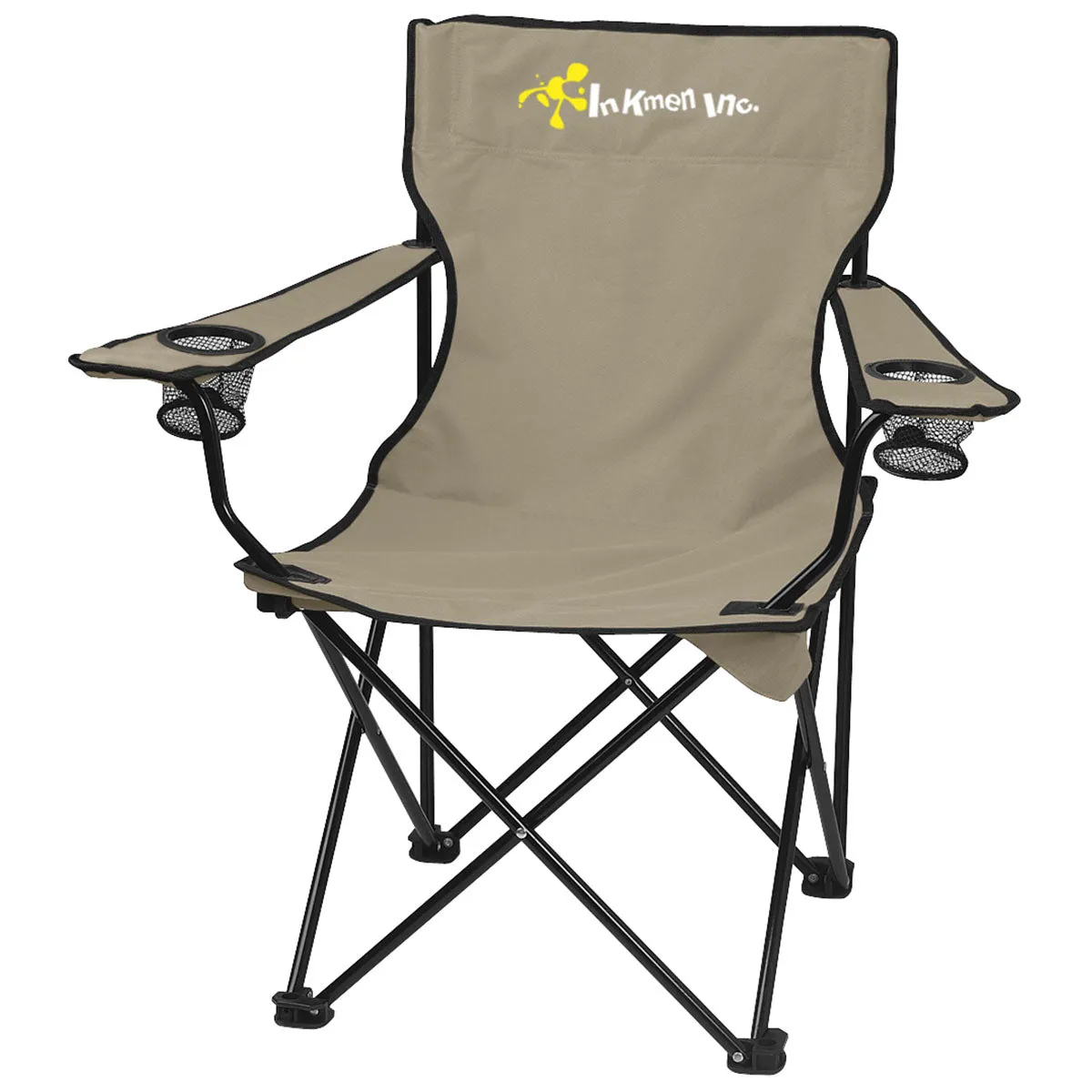 Hit Khaki Folding Chair With Carrying Bag