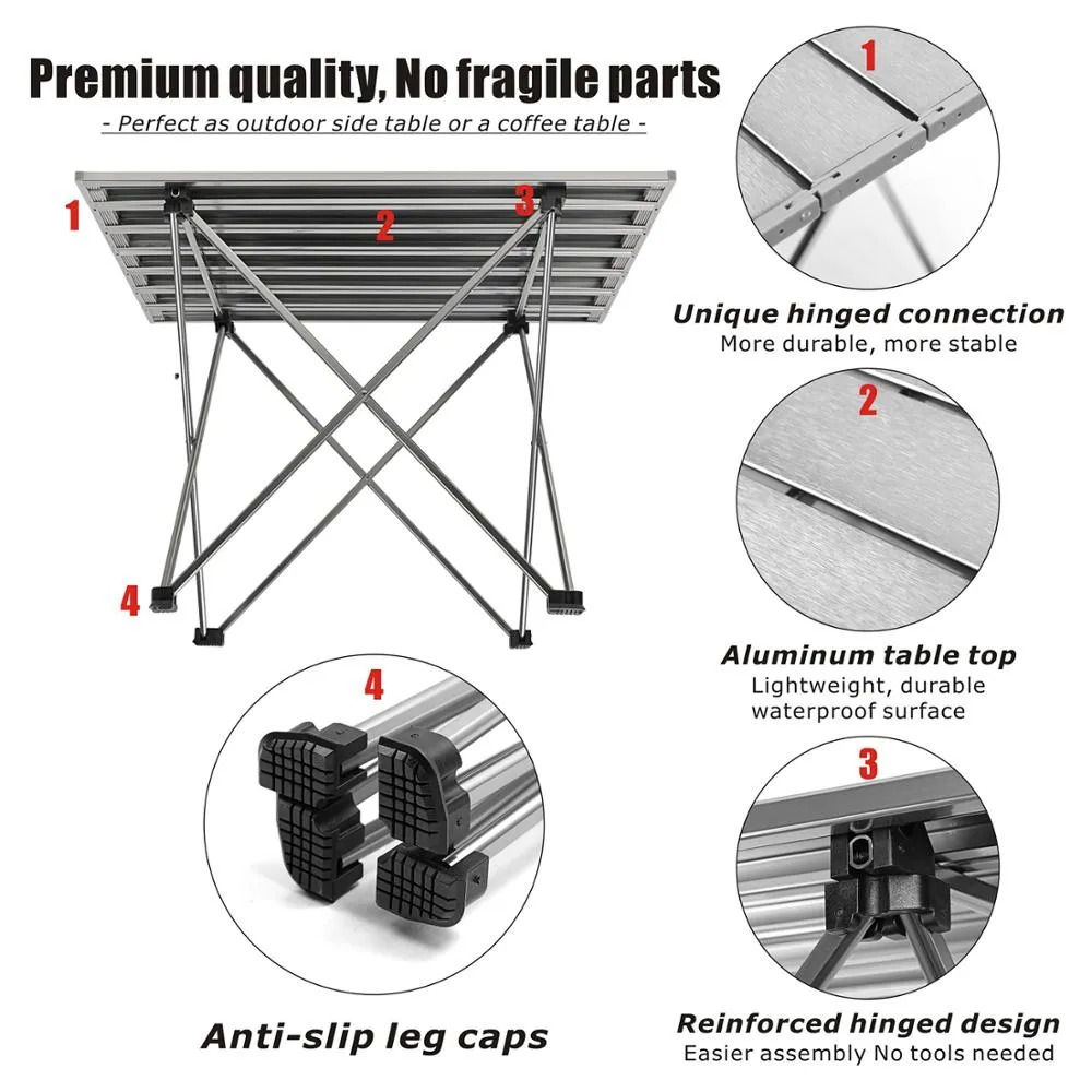 HOMFUL Folding Picnic Table