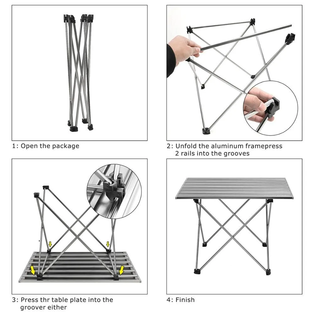 HOMFUL Folding Picnic Table