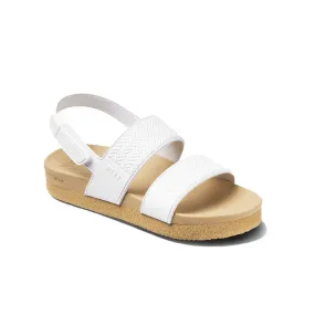 Infant/Toddler Girls' Reef Little Water Vista Sandals - White and Tan