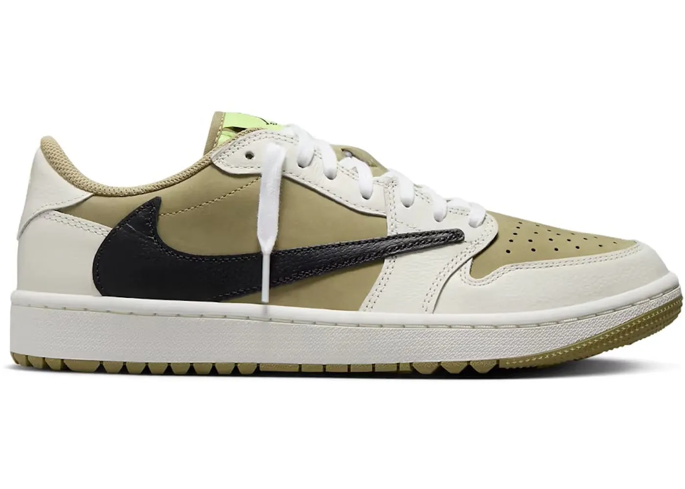 Jordan 1 Retro Low Golf Travis Scott Neutral Olive