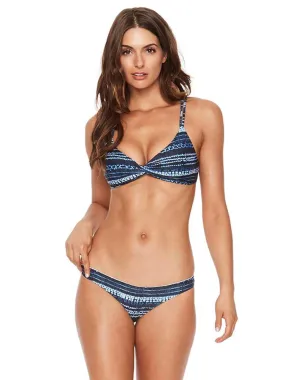     L SPACE  Midnight Caravan Hartley Bikini Top    