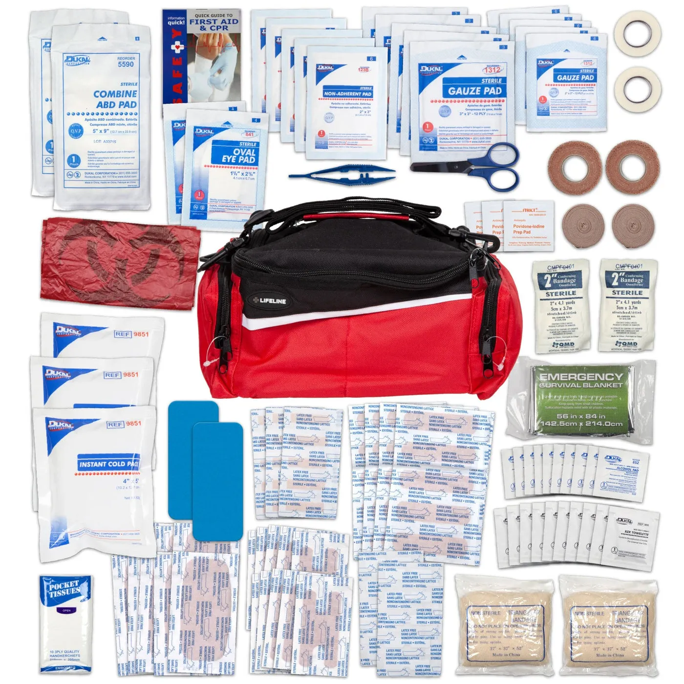 Lifeline  Team Sports Coach First Aid Kit - 134 Piece