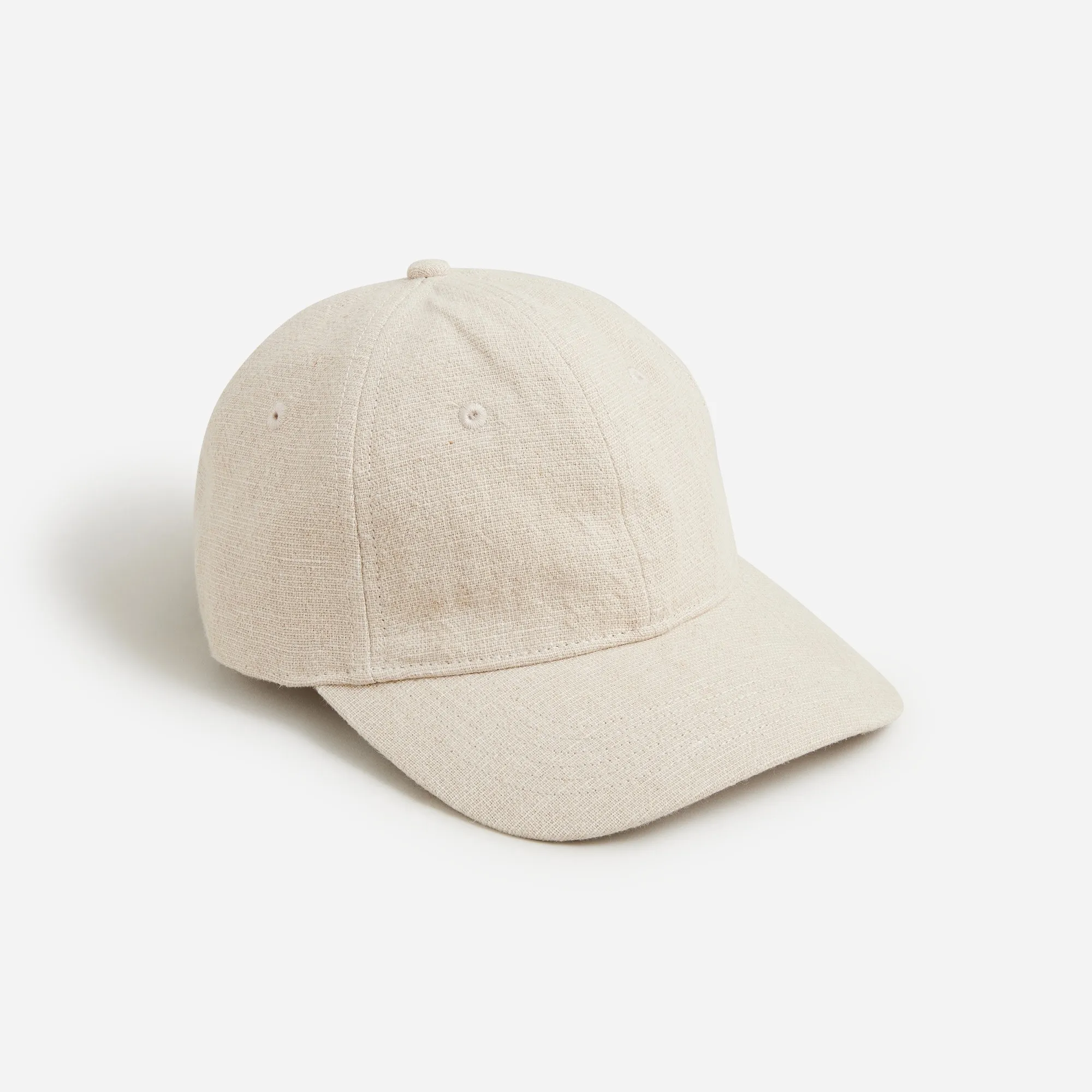 Linen baseball cap