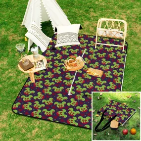 Magical Evil Apple Zipper Picnic Mat