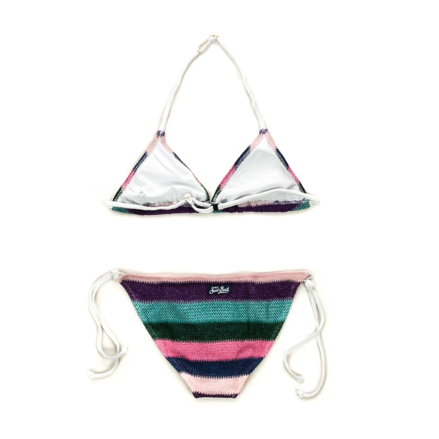 Mc2 Saint Barth Knit Bikini For Girls