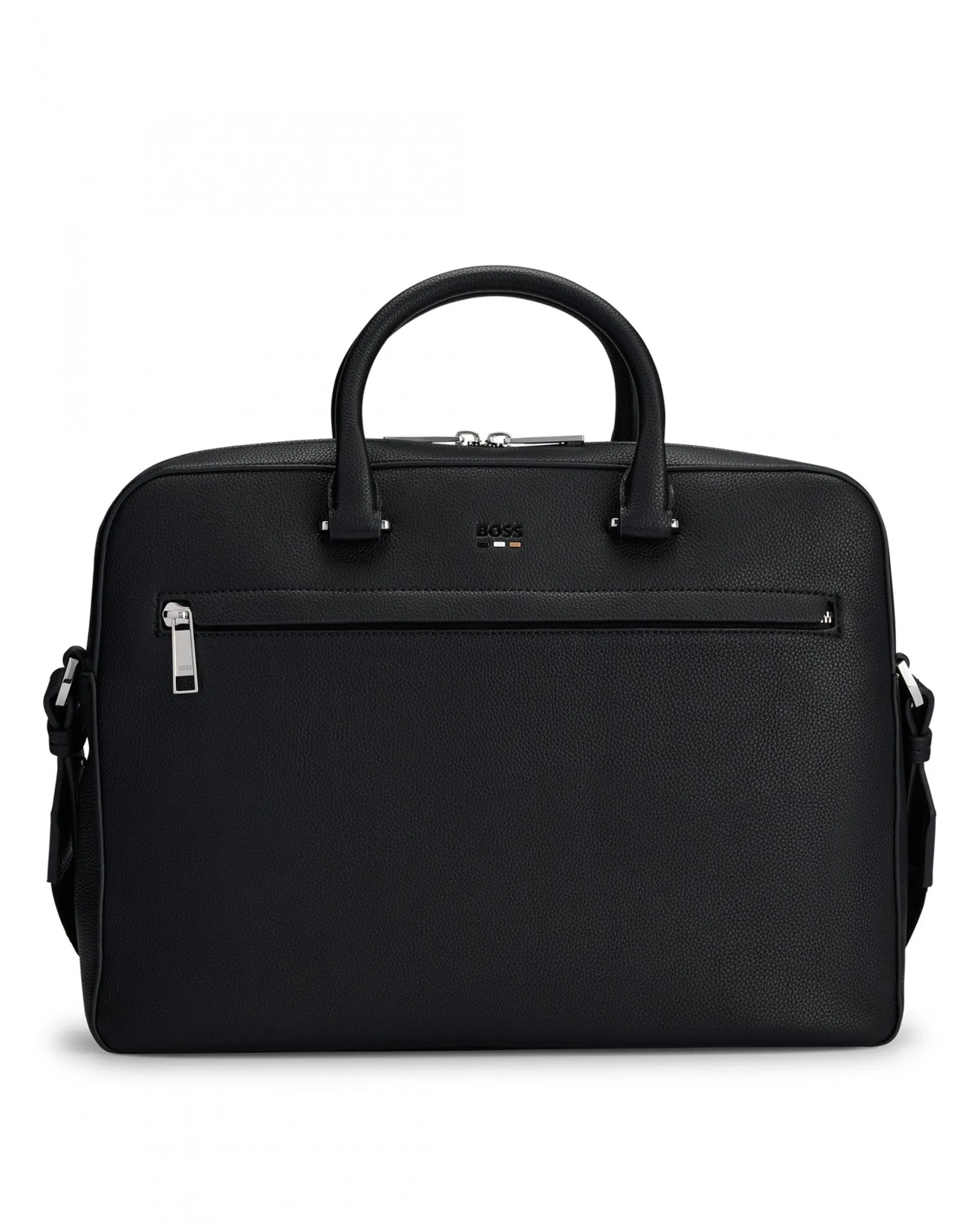 Mens Logo Document Case Bag Black