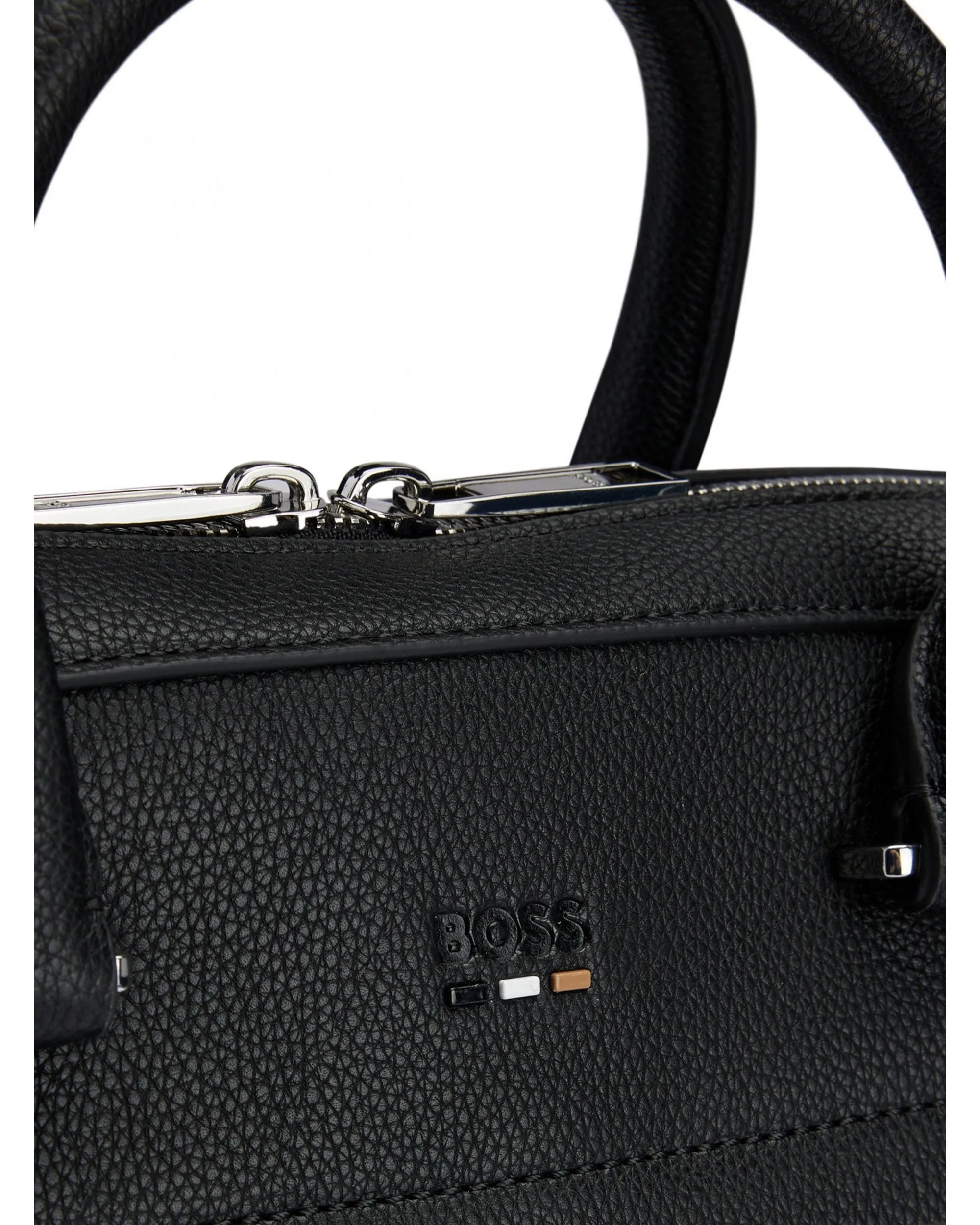 Mens Logo Document Case Bag Black