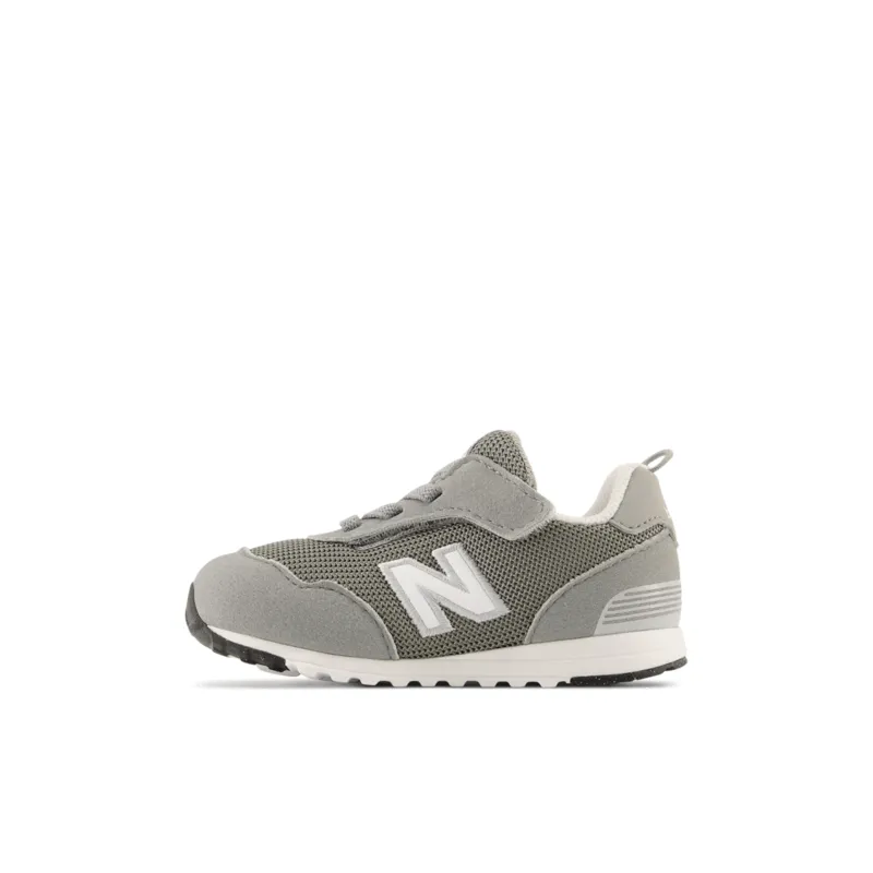 New Balance Infant & Toddler Boys 515 NEW-B Hook & Loop Shoe - NW515GRY (X-Wide)