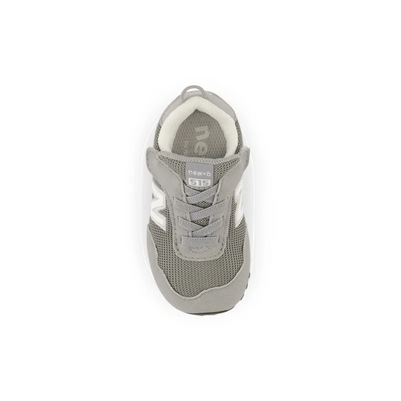 New Balance Infant & Toddler Boys 515 NEW-B Hook & Loop Shoe - NW515GRY (X-Wide)